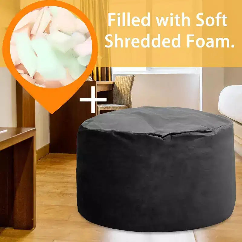 Pouf poire, canapé paresseux confortable pour adultes et enfants avec rembourrage