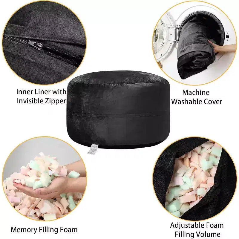 Pouf poire, canapé paresseux confortable pour adultes et enfants avec rembourrage