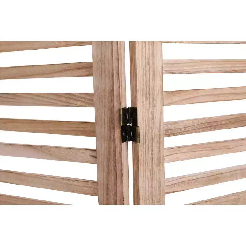 Paravent 4 Panneaux en Bois Massif Naturel 55,2x65