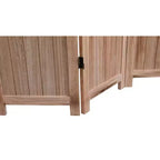 Paravent 4 Panneaux en Bois Massif Naturel 55,2x65