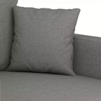 Fauteuil-canapé 1 place moderne, tissu gris foncé, très confortable, châssis robuste et stable, assise rembourrée et épaisse, design simple et élégant