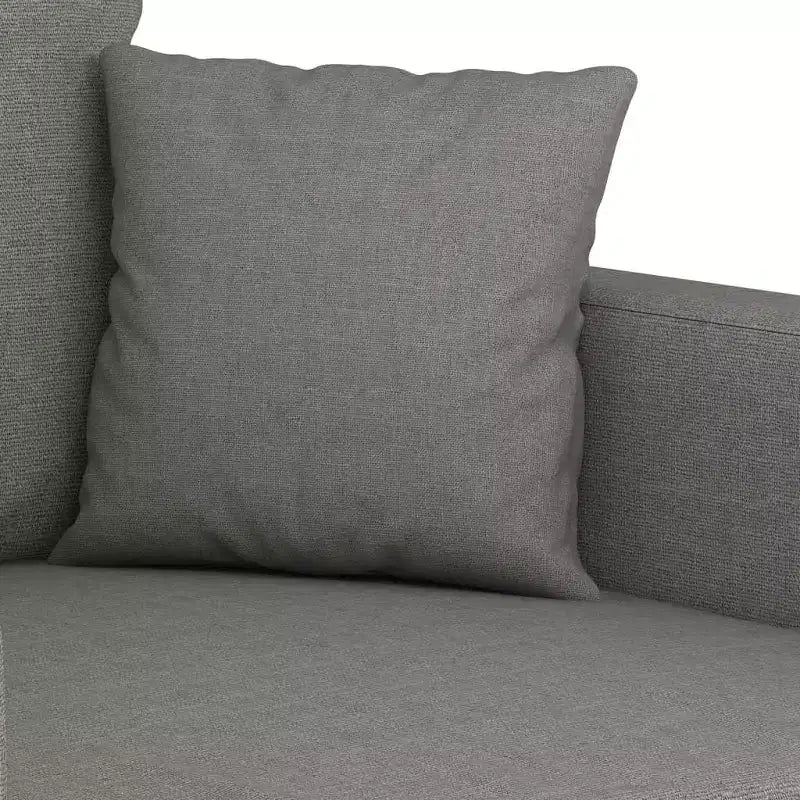 Fauteuil-canapé 1 place moderne, tissu gris foncé, très confortable, châssis robuste et stable, assise rembourrée et épaisse, design simple et élégant