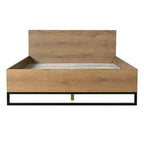 Cadre de lit en pin taille Queen pour chambre 82,2 X 62,2