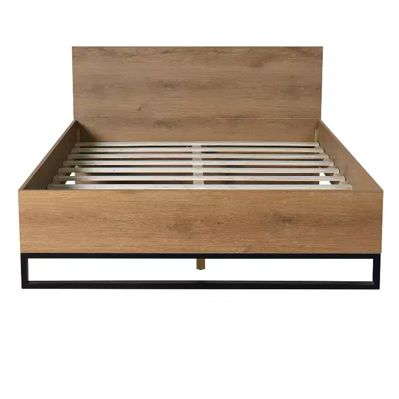 Cadre de lit en pin taille Queen pour chambre 82,2 X 62,2