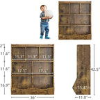 Meuble de Rangement Blanc pour Jouets, Étagère à Livres 3 Niveaux pour Enfants avec Organiseur à Casiers, Compartiments Ouverts et Bacs Inclinables pour Chambre ou Salle de Jeux
