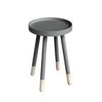 Table d'appoint ronde, meuble d'appoint moderne avec plateau pour boissons ou objets décoratifs, table d'appoint ou table de chevet