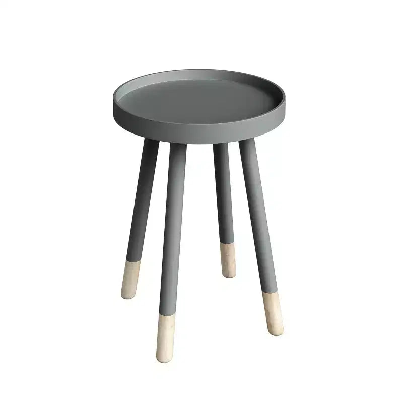 Table d'appoint ronde, meuble d'appoint moderne avec plateau pour boissons ou objets décoratifs, table d'appoint ou table de chevet