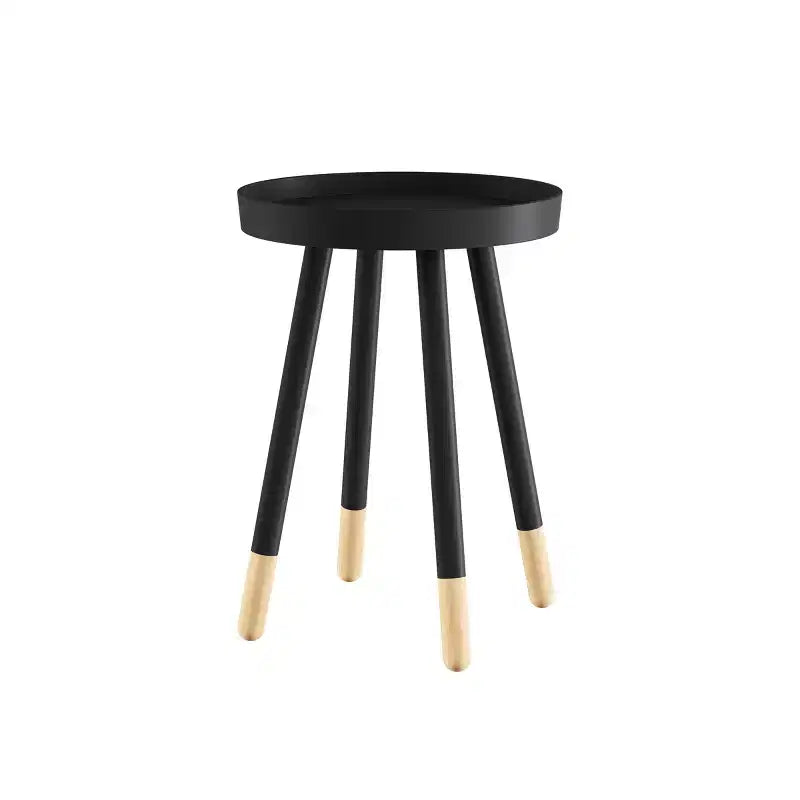 Table d'appoint ronde, meuble d'appoint moderne avec plateau pour boissons ou objets décoratifs, table d'appoint ou table de chevet