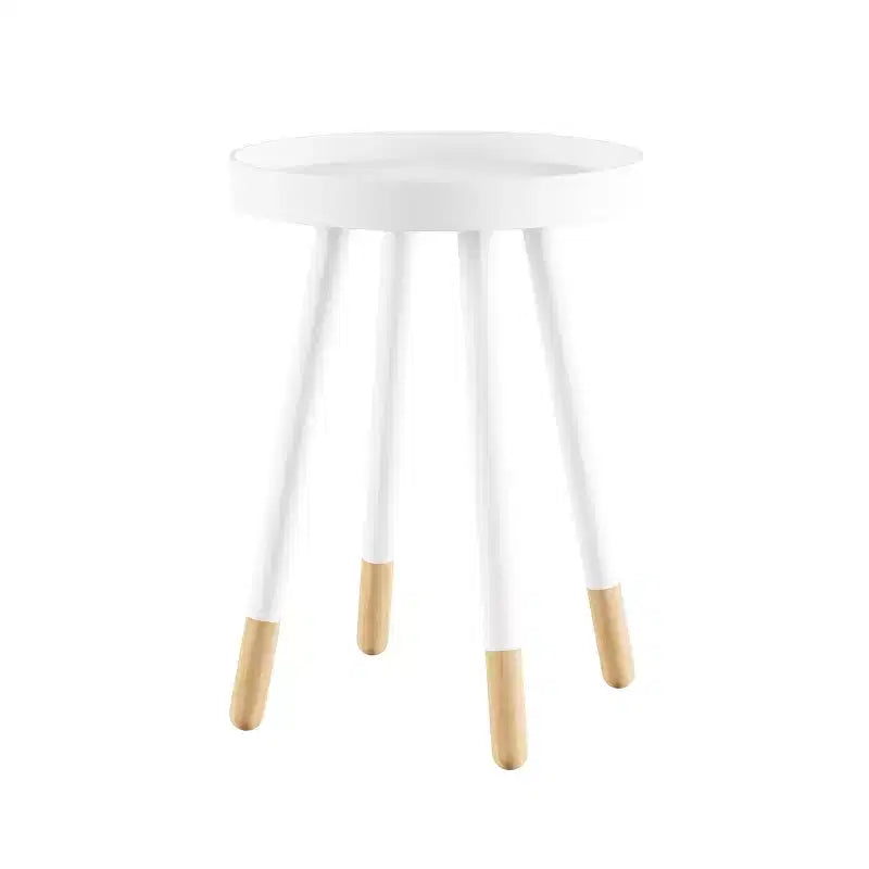 Table d'appoint ronde, meuble d'appoint moderne avec plateau pour boissons ou objets décoratifs, table d'appoint ou table de chevet