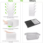 Boîte de rangement à chaussures transparente pliable et empilable avec ouverture frontale, rangement de baskets en plastique PP transparent pour placard, lot de 4