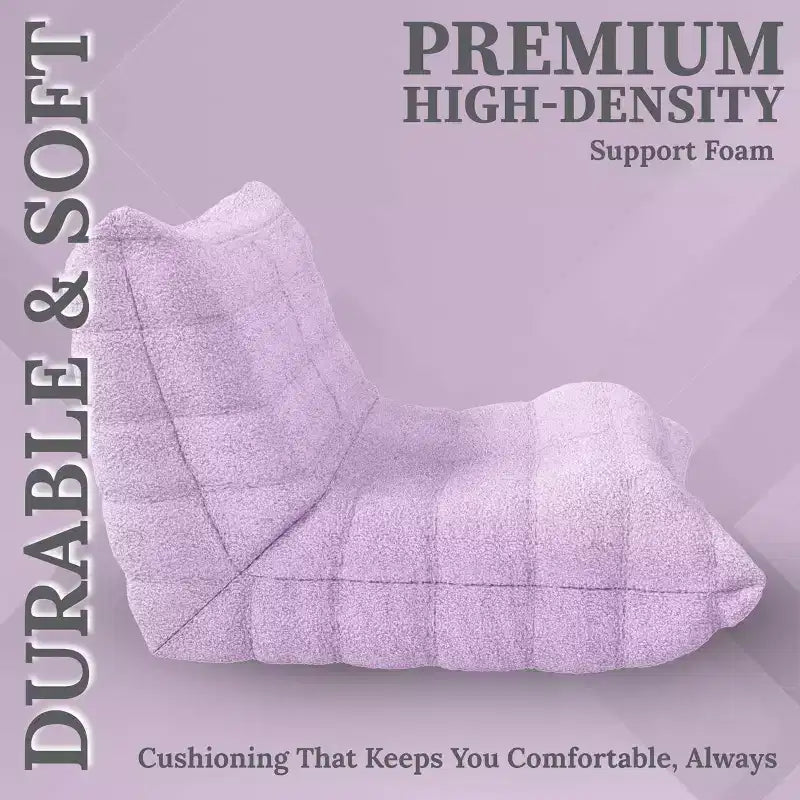 Fauteuil d'appoint moderne pour salon, fauteuil rembourré confortable avec coussin haute densité, chaise pour chambre, appartement - Rose Teddy