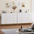 Commode moderne pour chambre à coucher avec 8 tiroirs, commode de meuble TV pour salon, couloir, entrée