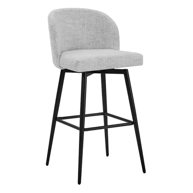 Tabouret de bar pivotant de 30 po de hauteur avec pieds en métal