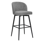 Tabouret de bar pivotant de 30 po de hauteur avec pieds en métal