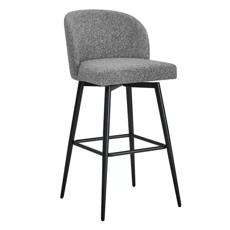 Tabouret de bar pivotant de 30 po de hauteur avec pieds en métal