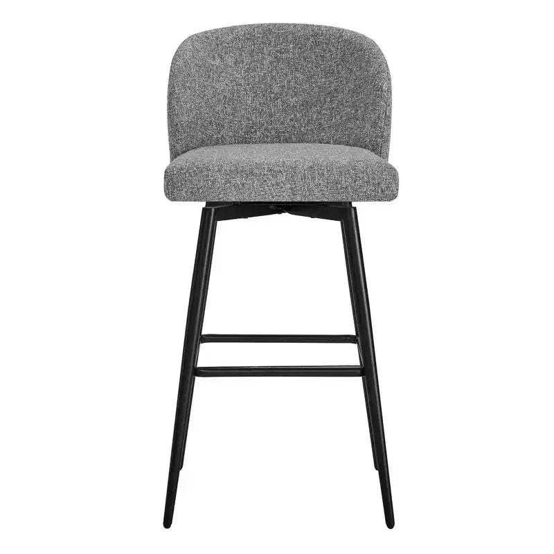 Tabouret de bar pivotant de 30 po de hauteur avec pieds en métal