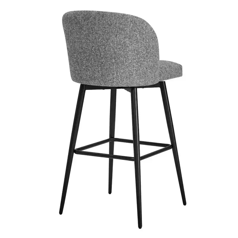 Tabouret de bar pivotant de 30 po de hauteur avec pieds en métal