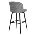 Tabouret de bar pivotant de 30 po de hauteur avec pieds en métal