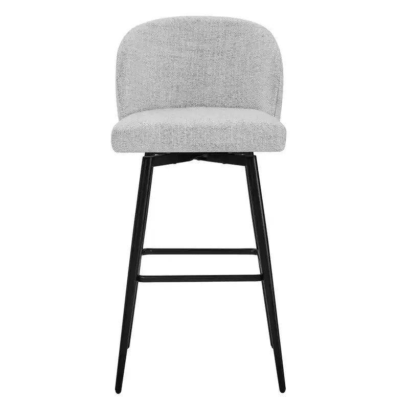 Tabouret de bar pivotant de 30 po de hauteur avec pieds en métal