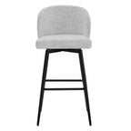 Tabouret de bar pivotant de 30 po de hauteur avec pieds en métal