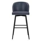 Tabouret de bar pivotant de 30 po de hauteur avec pieds en métal