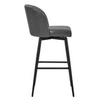Tabouret de bar pivotant de 30 po de hauteur avec pieds en métal