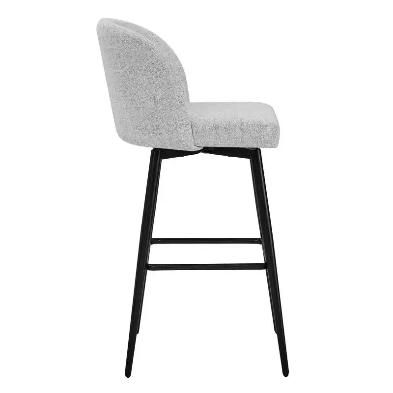 Tabouret de bar pivotant de 30 po de hauteur avec pieds en métal