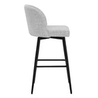 Tabouret de bar pivotant de 30 po de hauteur avec pieds en métal