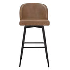 Tabouret de bar pivotant de 30 po de hauteur avec pieds en métal