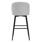 Tabouret de bar pivotant de 30 po de hauteur avec pieds en métal