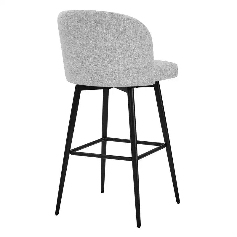 Tabouret de bar pivotant de 30 po de hauteur avec pieds en métal