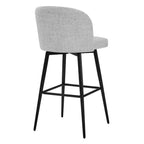 Tabouret de bar pivotant de 30 po de hauteur avec pieds en métal
