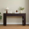 Christopher Knight Home Sorin Retro Curved Console Table with 3 Drawers