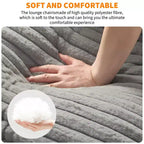 Fauteuil d'appoint pour salon, fauteuil moderne à structure métallique, chaises rembourrées avec coussin en mousse déchiquetée