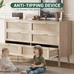 Commode en rotin
