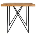 Table de salle à manger industrielle - Bois massif et acier