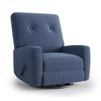 Nursery Recliner Chair, 360 Swivel Rocking Glider Chair, with Adjustable Backrest, Footrest, for Living Rooms, Bedrooms