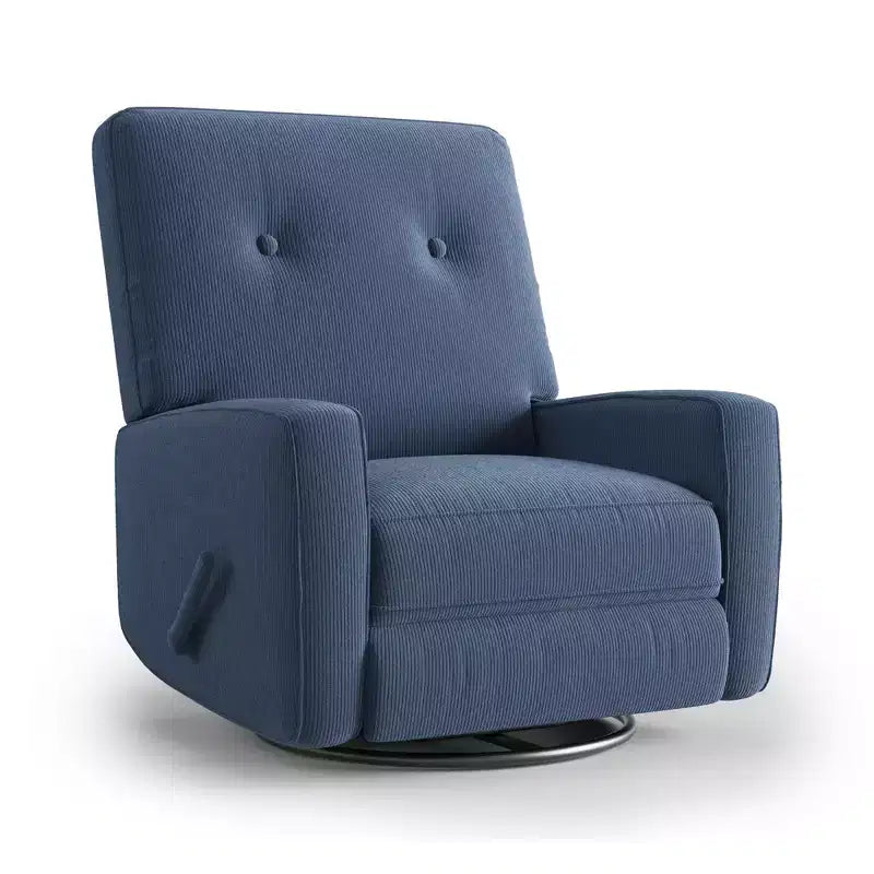 Nursery Recliner Chair, 360 Swivel Rocking Glider Chair, with Adjustable Backrest, Footrest, for Living Rooms, Bedrooms