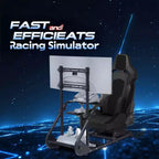 Cockpit de course amélioré stabilisé, simulateur de conduite réglable (exclut frein à main, pédales et écran)