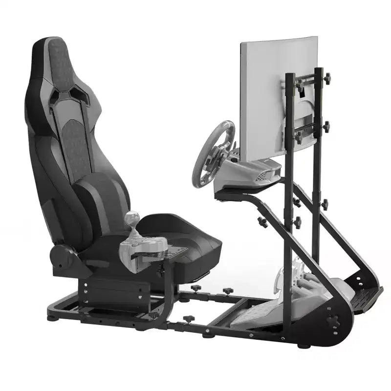 Cockpit de course amélioré stabilisé, simulateur de conduite réglable (exclut frein à main, pédales et écran)