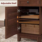 Bureau double pour bureau à domicile, bureau extra-large avec armoires de rangement réglables, tiroirs à extension complète et station de charge