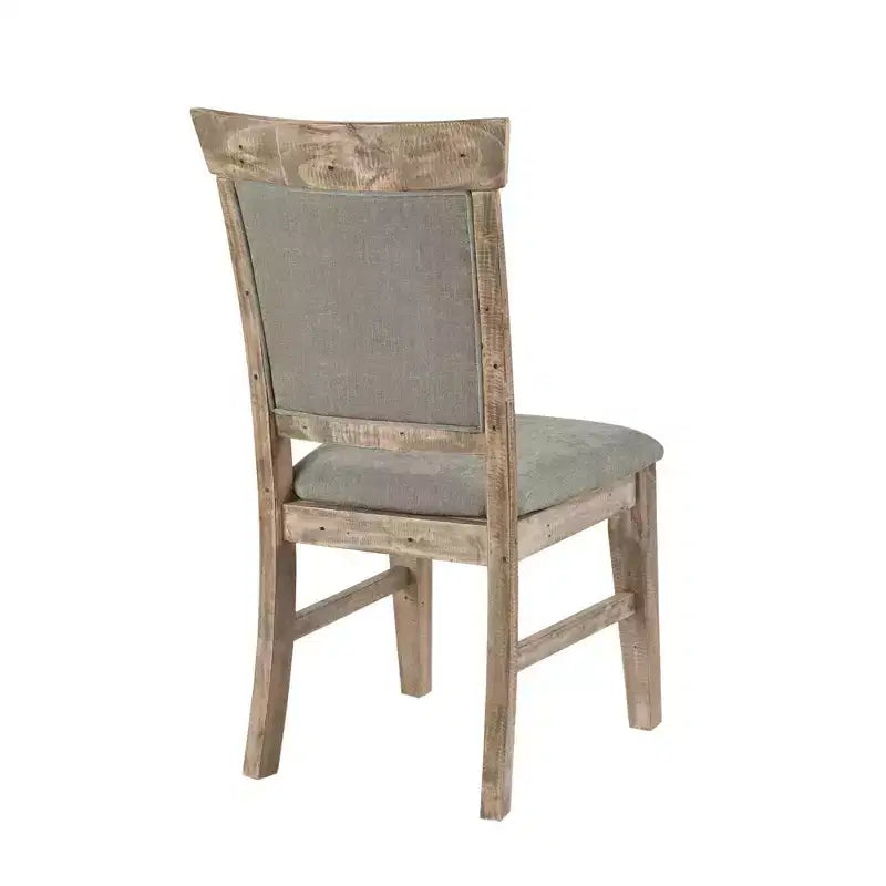 Lot de 2 chaises de salle à manger Oliver, couleur naturelle/grise