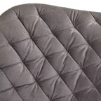 Fauteuil Lounge Sense Mid Century Modern en Velours Gris : Revêtement en velours, design mid-century, pieds en bois d'hévéa