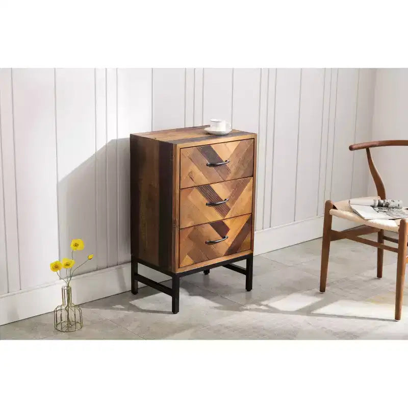 Table de chevet Benton naturelle