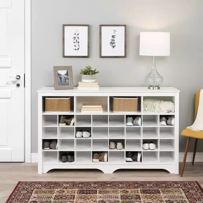Console à chaussures pour entrée 60 casiers
